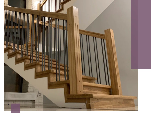 Реставрация деревянных и металлических лестниц в Зеленодольске