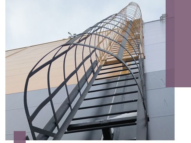 Изготовление и монтаж пожарных лестниц в Зеленодольске профессионально