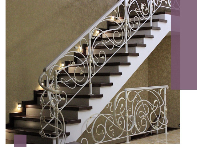 Кованые лестницы под ключ в Зеленодольске — изготовление и монтаж