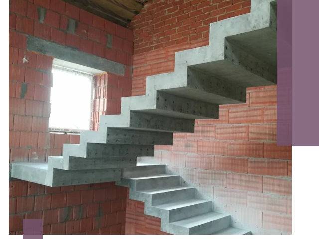 Бетонные лестницы под ключ в Зеленодольске: монтаж, демонтаж, ремонт