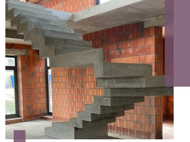 Изготовление бетонных лестниц под ключ в Зеленодольске