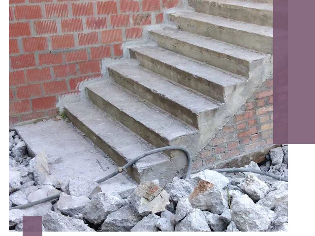 Демонтаж бетонных лестниц в Зеленодольске: быстро и безопасно