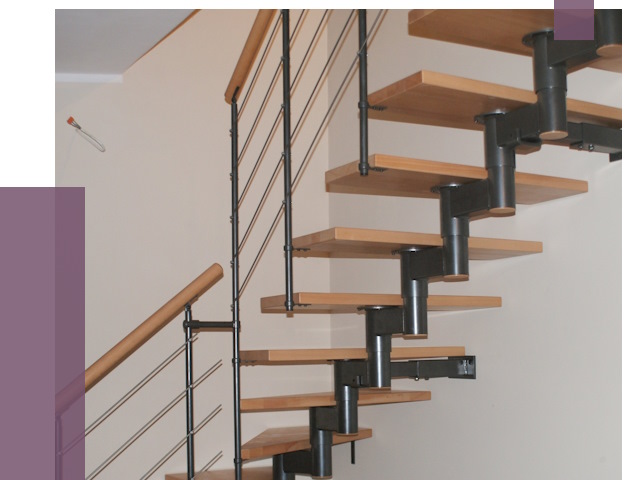 Изготовление модульных лестниц в Зеленодольске от 11644 руб. 