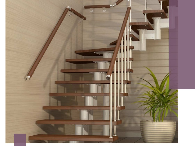 Изготовление модульных лестниц под ключ в Зеленодольске