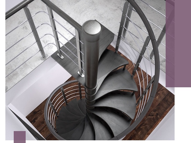 Демонтаж винтовых лестниц в Зеленодольске — быстро и безопасно