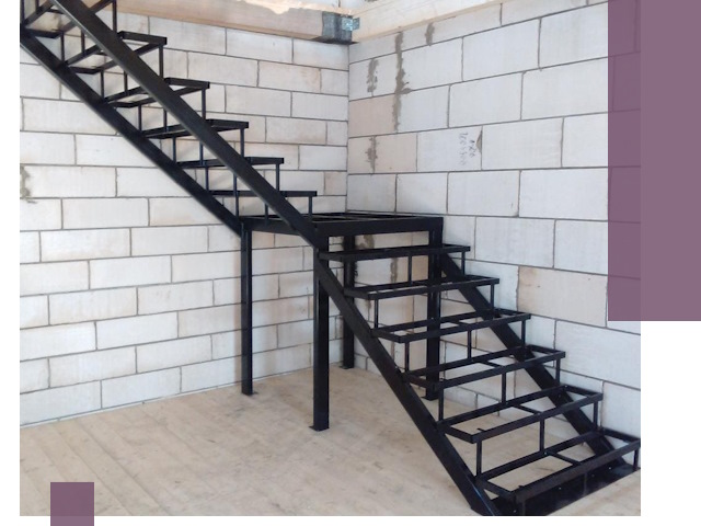 Лестницы на металлокаркасе под ключ в Зеленодольске — изготовление и монтаж