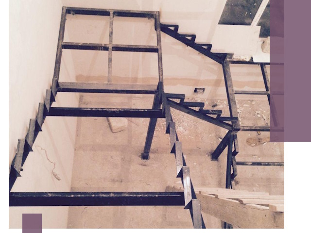 Монтаж лестниц на металлокаркасе в Зеленодольске быстро и качественно