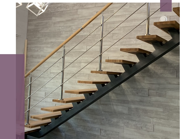 Изготовление лестниц на монокосоуре в Зеленодольске от 77108 руб. 