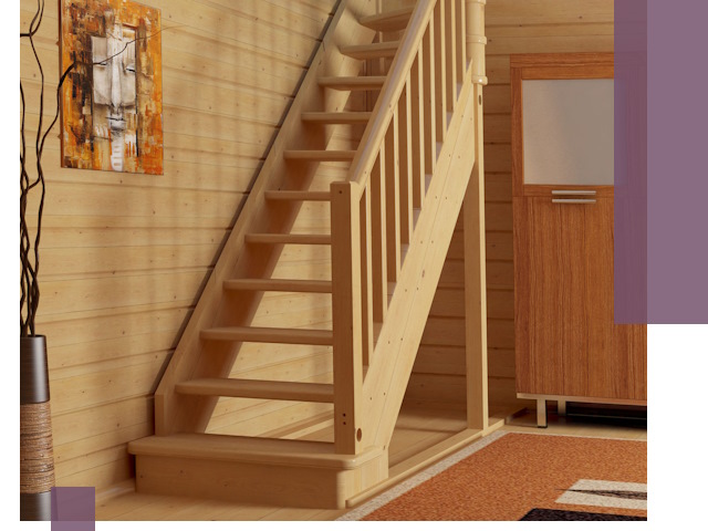 Лестницы эконом класса под ключ в Зеленодольске — недорого и быстро