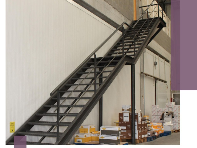 Лестницы для производства в Зеленодольске — изготовление и монтаж