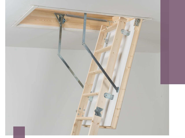 Установка чердачной лестницы под ключ в Зеленодольске