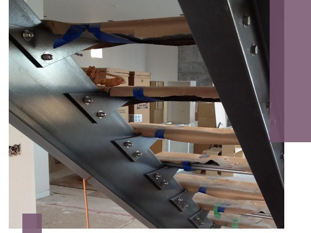 Усиление лестничных конструкций и усиление опор в Зеленодольске