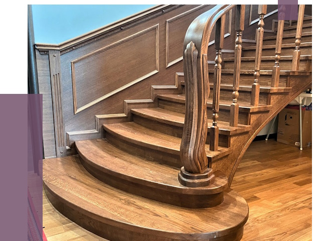 Дубовые лестницы под ключ в Зеленодольске от 178538 руб. — ПРОЛЁТ-Злн