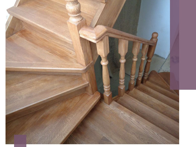 Дубовые лестницы под ключ в Зеленодольске: изготовление и монтаж