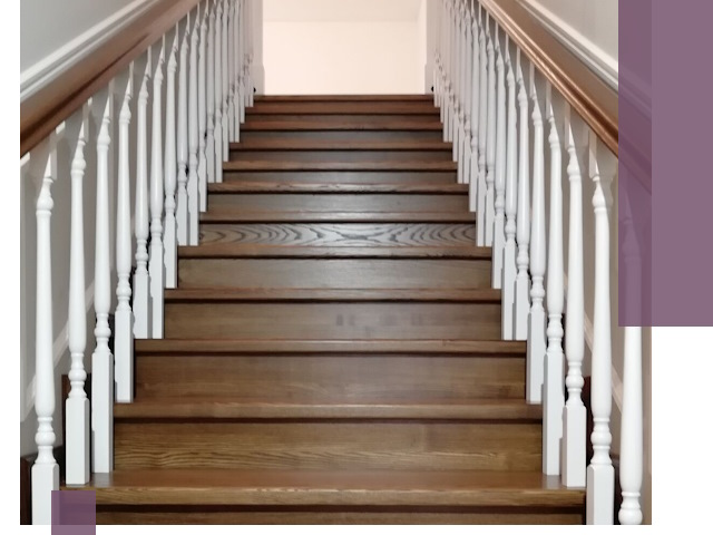 Лестницы из ясеня на заказ в Зеленодольске — изготовление и монтаж