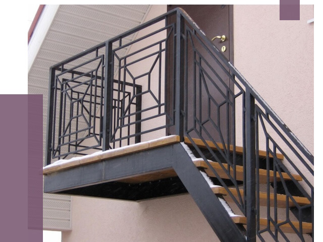 Металлические перила в Зеленодольске от 4347 руб.  | ПРОЛЁТ-Злн