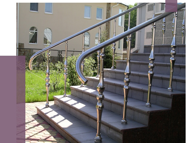 Перила для крыльца в Зеленодольске от 10868 руб. — монтаж ПРОЛЁТ-Злн