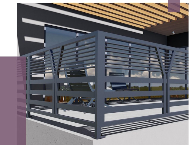 Изготовление балконных ограждений в Зеленодольске от 10868 руб. | ПРОЛЁТ-Злн