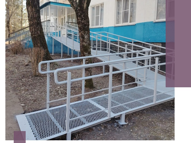 Пандусы под ключ в Зеленодольске: изготовление, монтаж и демонтаж