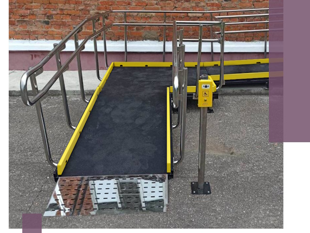 Изготовление наклонных пандусов для инвалидов в Зеленодольске