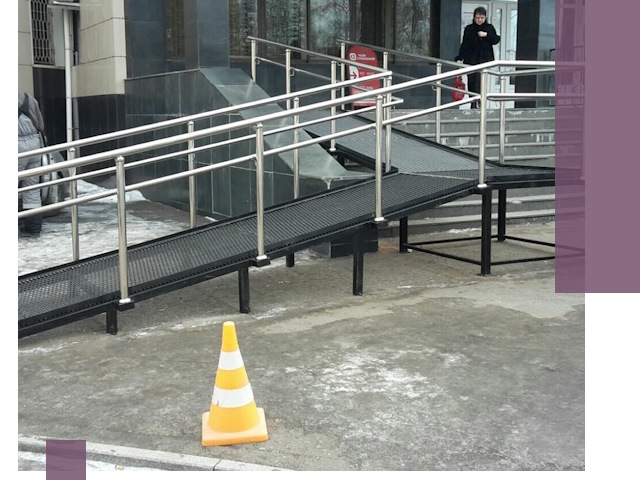 Стационарные пандусы под ключ в Зеленодольске — изготовление и монтаж