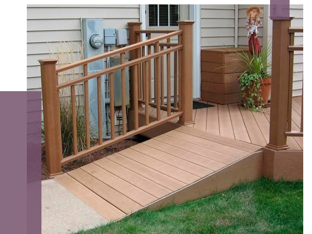 Пандус на крыльцо в Зеленодольске под ключ от 7866 руб. 