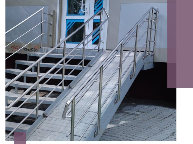 Пандус на крыльцо под ключ в Зеленодольске: монтаж и изготовление