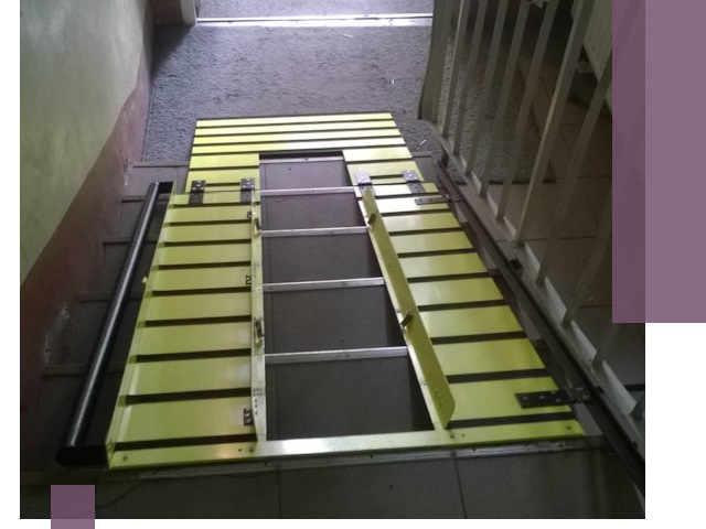 Профессиональный монтаж пандуса в подъезд в Зеленодольске