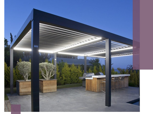 Навесы отдельно стоящие под ключ в Зеленодольске из металла и поликарбоната