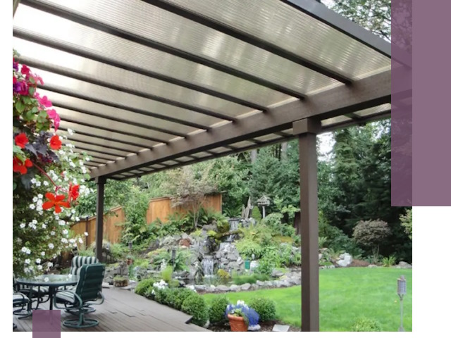 Навесы из поликарбоната под ключ в Зеленодольске быстро и надёжно