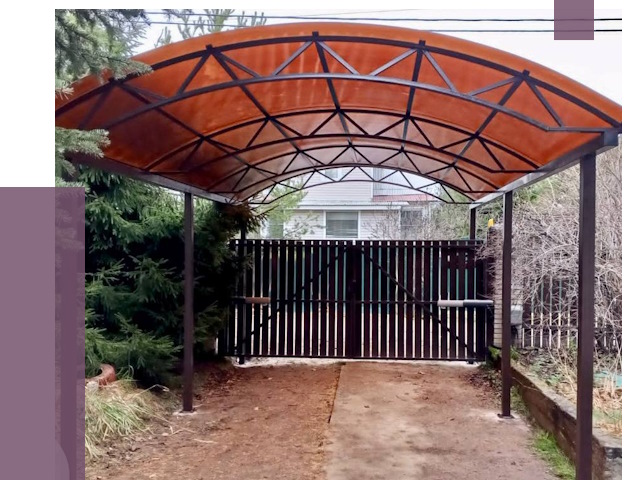 Арочные навесы в Зеленодольске от 12886 руб. — изготовление и монтаж | ПРОЛЁТ-Злн