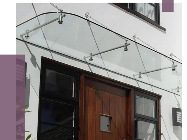 Стеклянные козырьки в Зеленодольске от 19148 руб. | ПРОЛЁТ-Злн