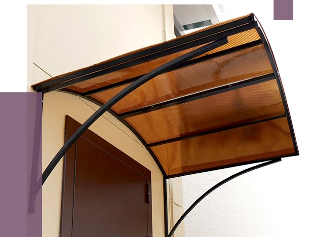 Недорогие козырьки в Зеленодольске от 7680 руб.  | ПРОЛЁТ-Злн