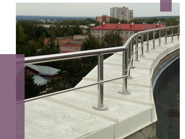 Парапеты и ограждения кровли в Зеленодольске от 5020 руб.
