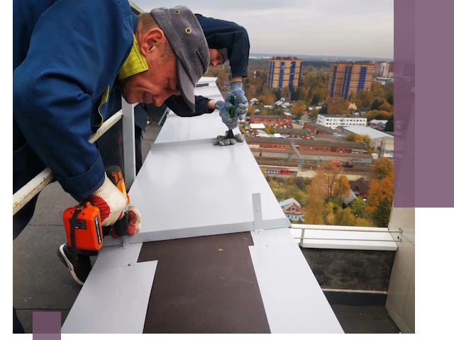 Монтаж парапетов в Зеленодольске — установка прочных металлических ограждений