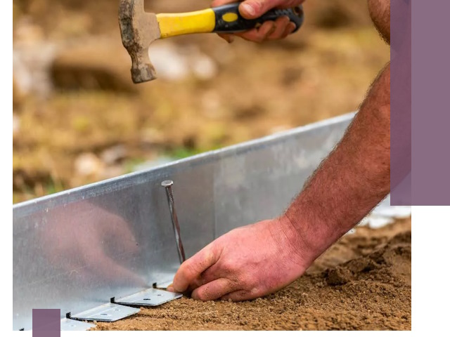 Монтаж металлических бордюров в Зеленодольске быстро и качественно