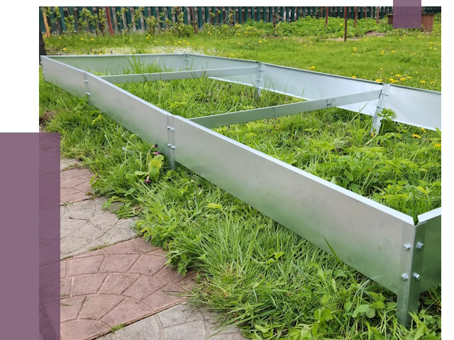 Металлические бордюры для грядок в Зеленодольске от 1811 руб. 