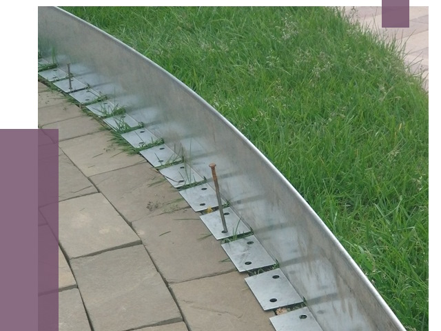 Металлические бордюры для тротуаров в Зеленодольске от 8798 руб.