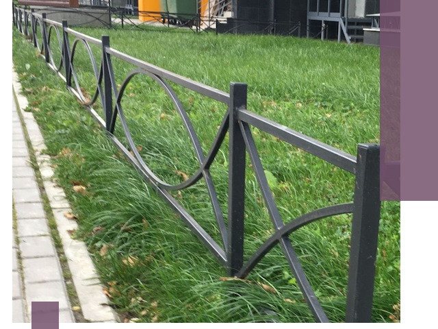 Газонные ограждения из металла в Зеленодольске — монтаж и продажа