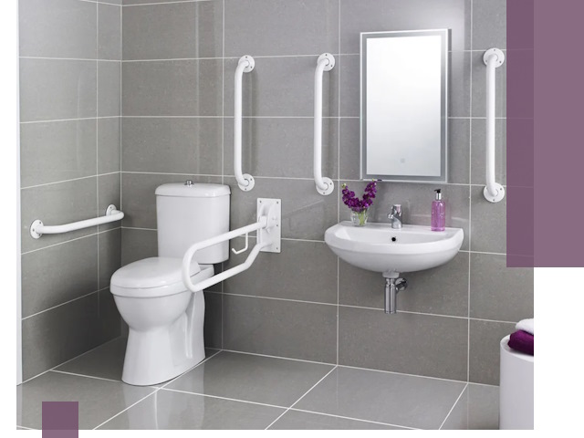 Поручни для санузлов в Зеленодольске: установка, ремонт и монтаж