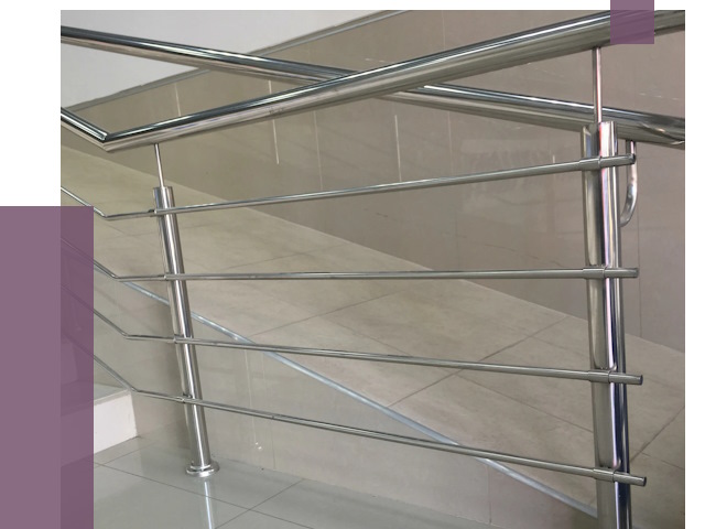 Изготовление поручней из нержавеющей стали в Зеленодольске